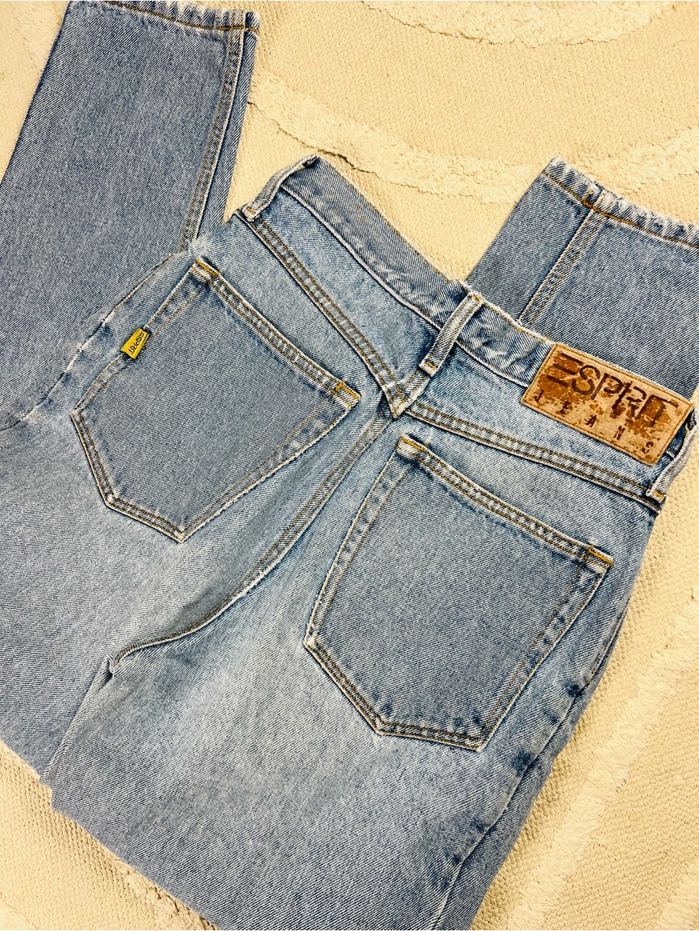 Vintage 80s/90s Esprit Mom Jeans – High Waist Tapered Leg – 26